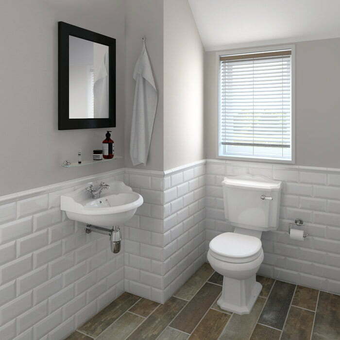  Metro  White  200x100mm Ceramic Wall Tiles  Eurotiles and 