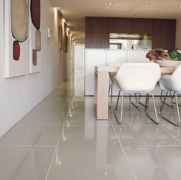 Choosing The Right Hallway Tiles, Cream Polished Floor Tiles