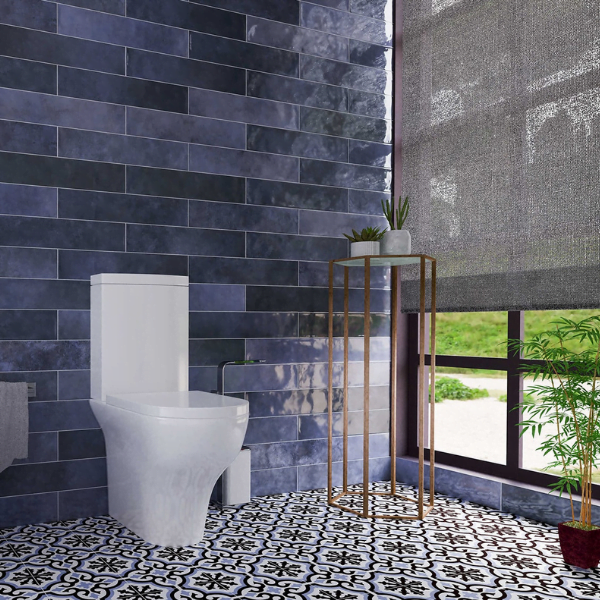 Floor Wall Bathroom Tile Uk, Blue And White Bathroom Floor Tiles Uk