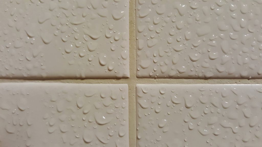 Wet tiles