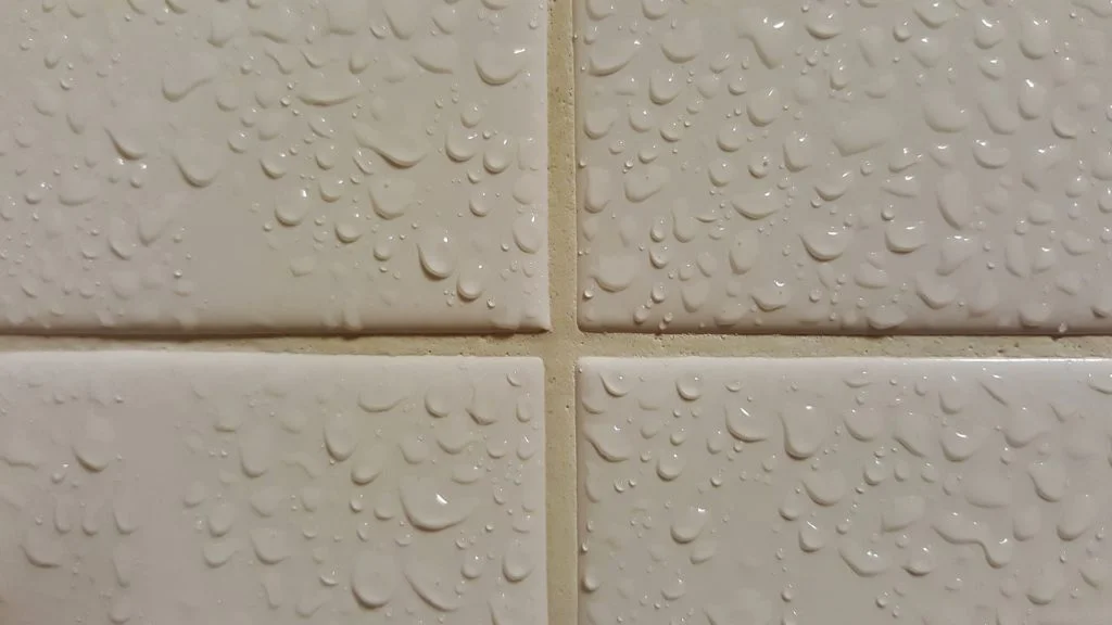 Wet tiles